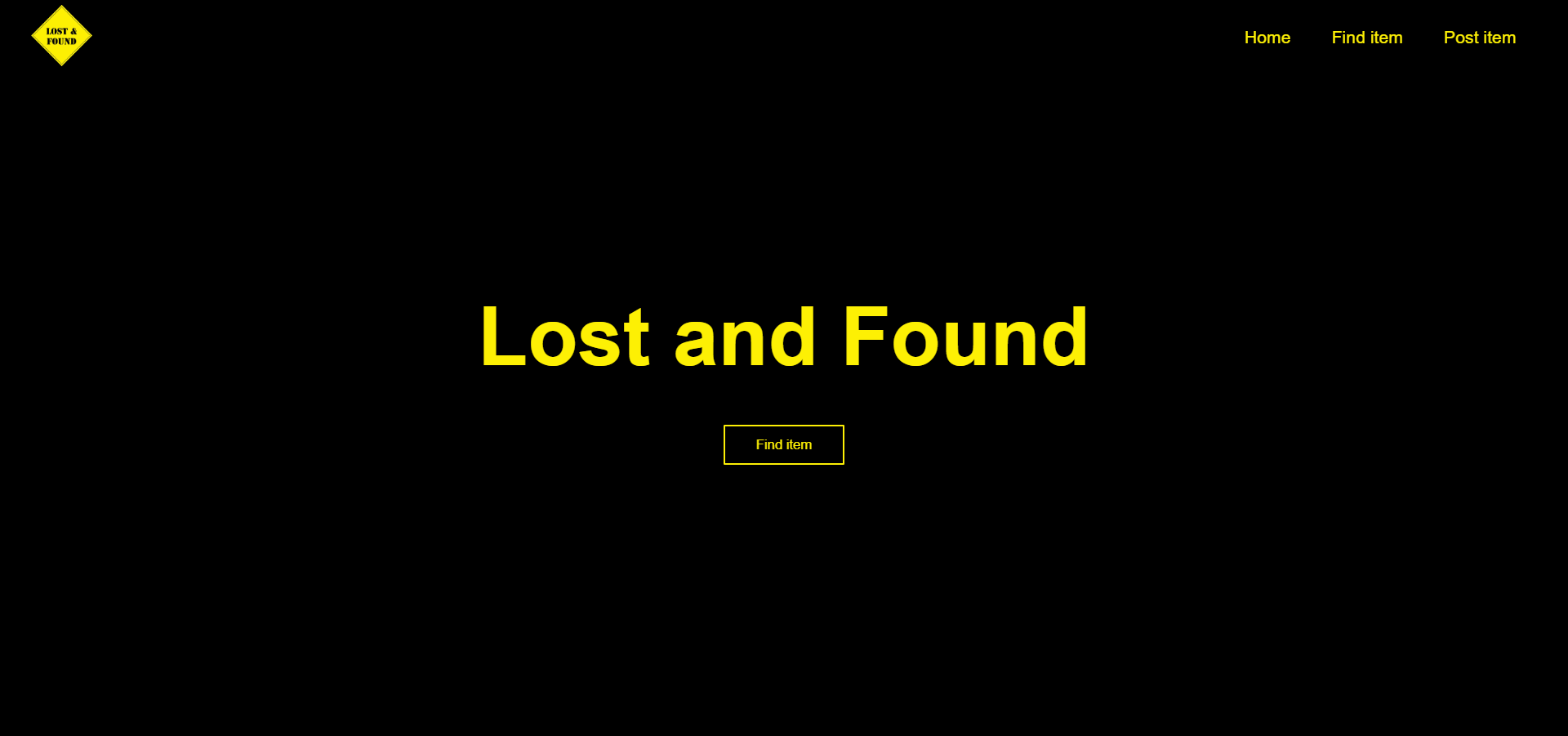 Lost and Found Application