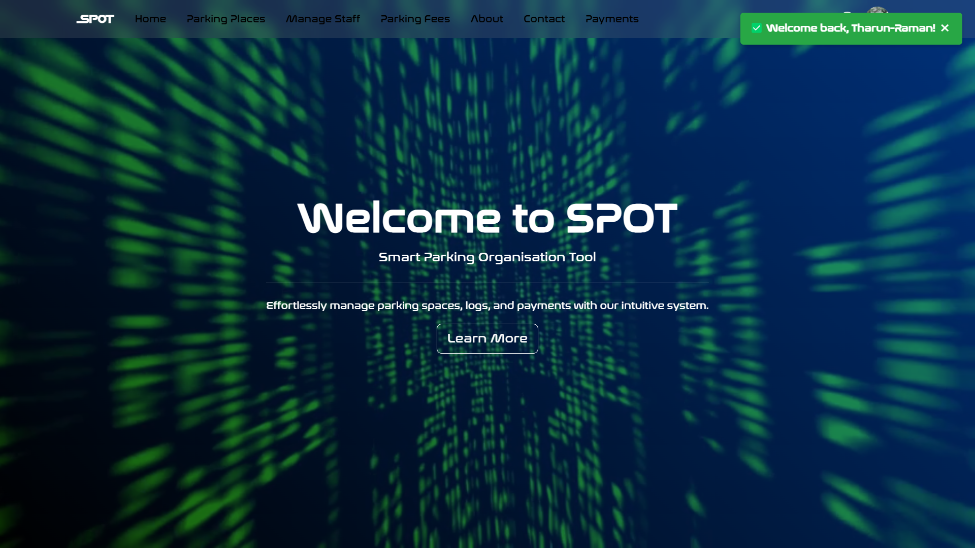 SPOT - Smart Parking Organization Tool